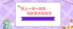 網(wǎng)上一對(duì)一輔導(dǎo)哪個(gè)好？?jī)?yōu)選純母語(yǔ)課程！